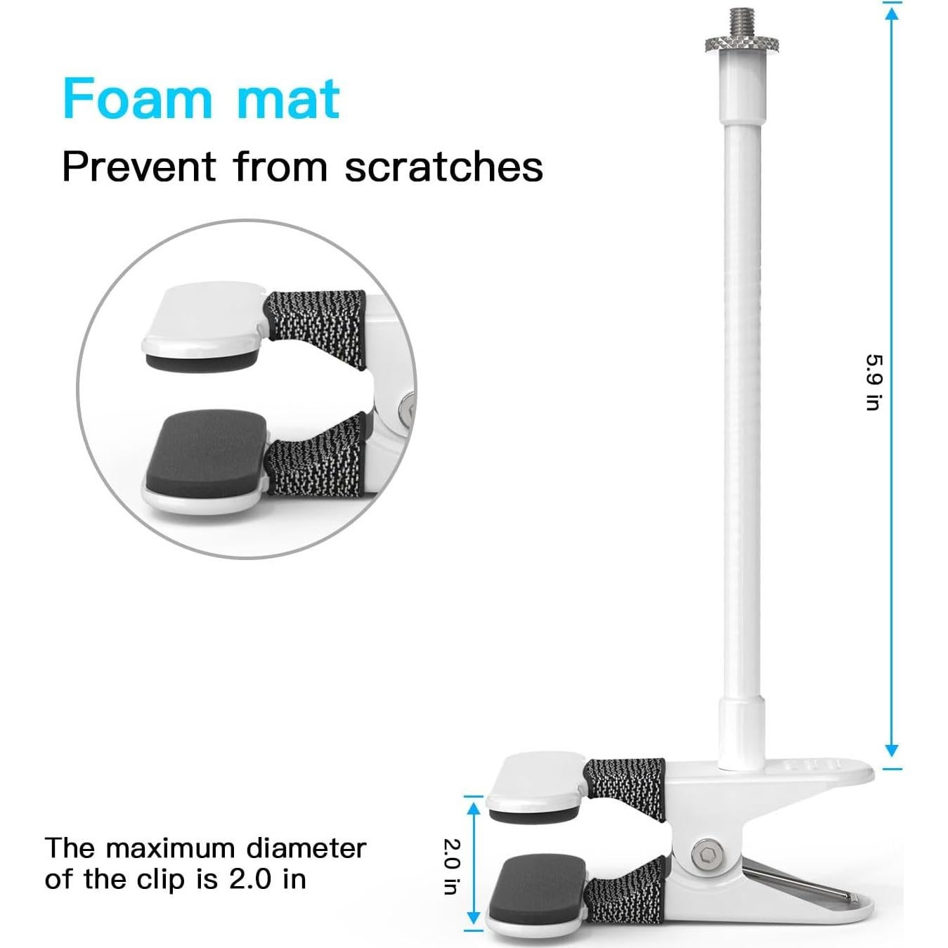 Soporte de Abrazadera Flexible VOMENC para Cámara Pan Tilt 5.9"