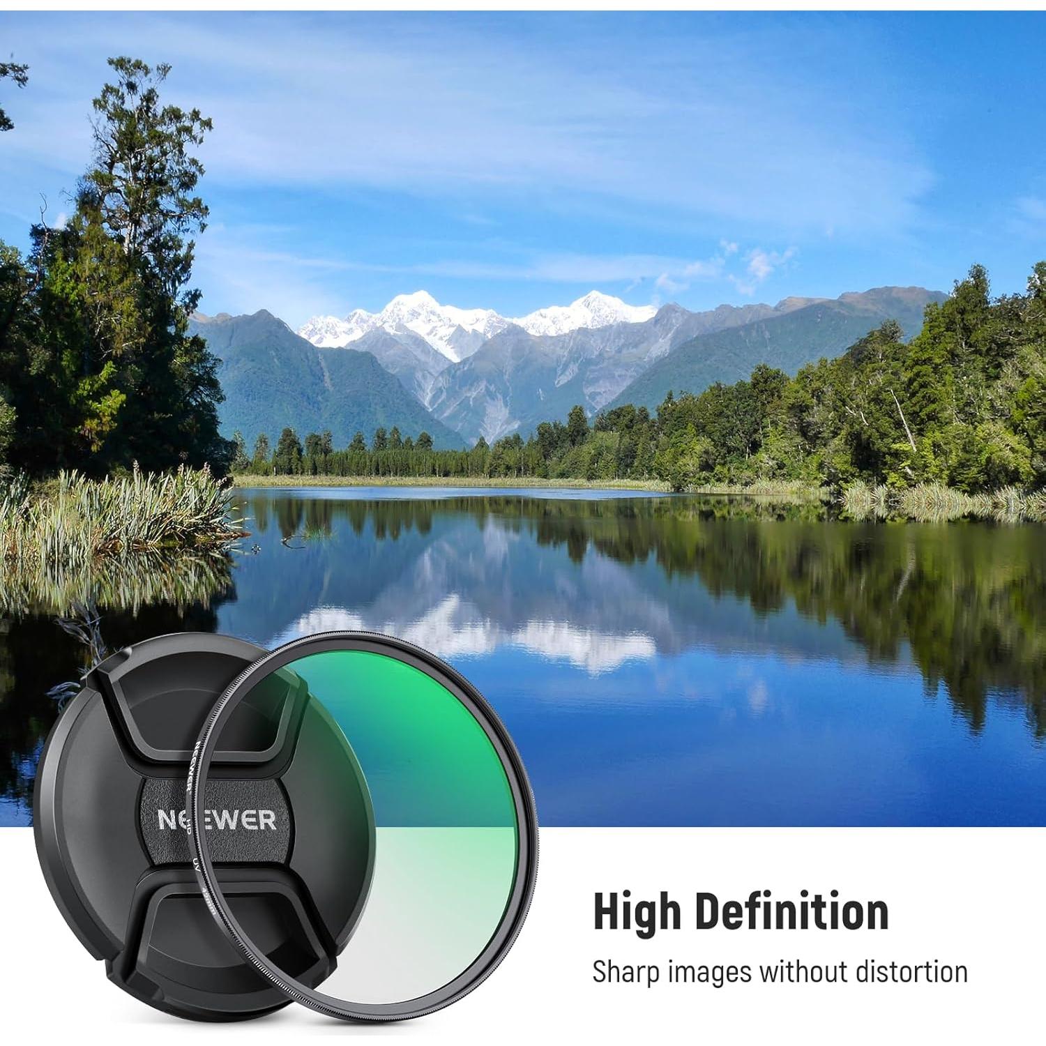 Filtro UV NEEWER 49mm Vidrio Óptico HD Protector