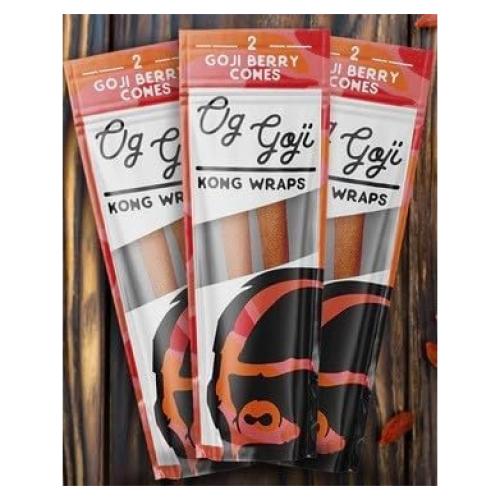 Conos de Goji Berry Kong - Naturales y Veganos - 6 Conos