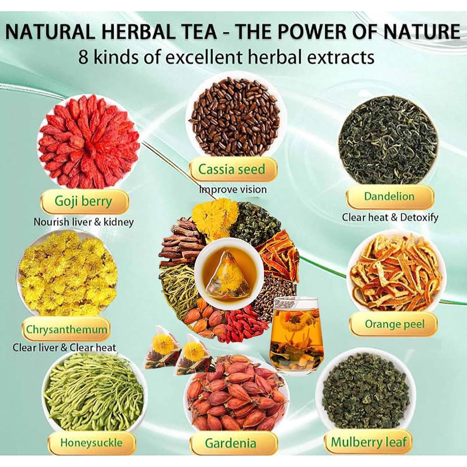 Té de Goji Berry y Crisantemo Vjppii 30 Bolsas 85g