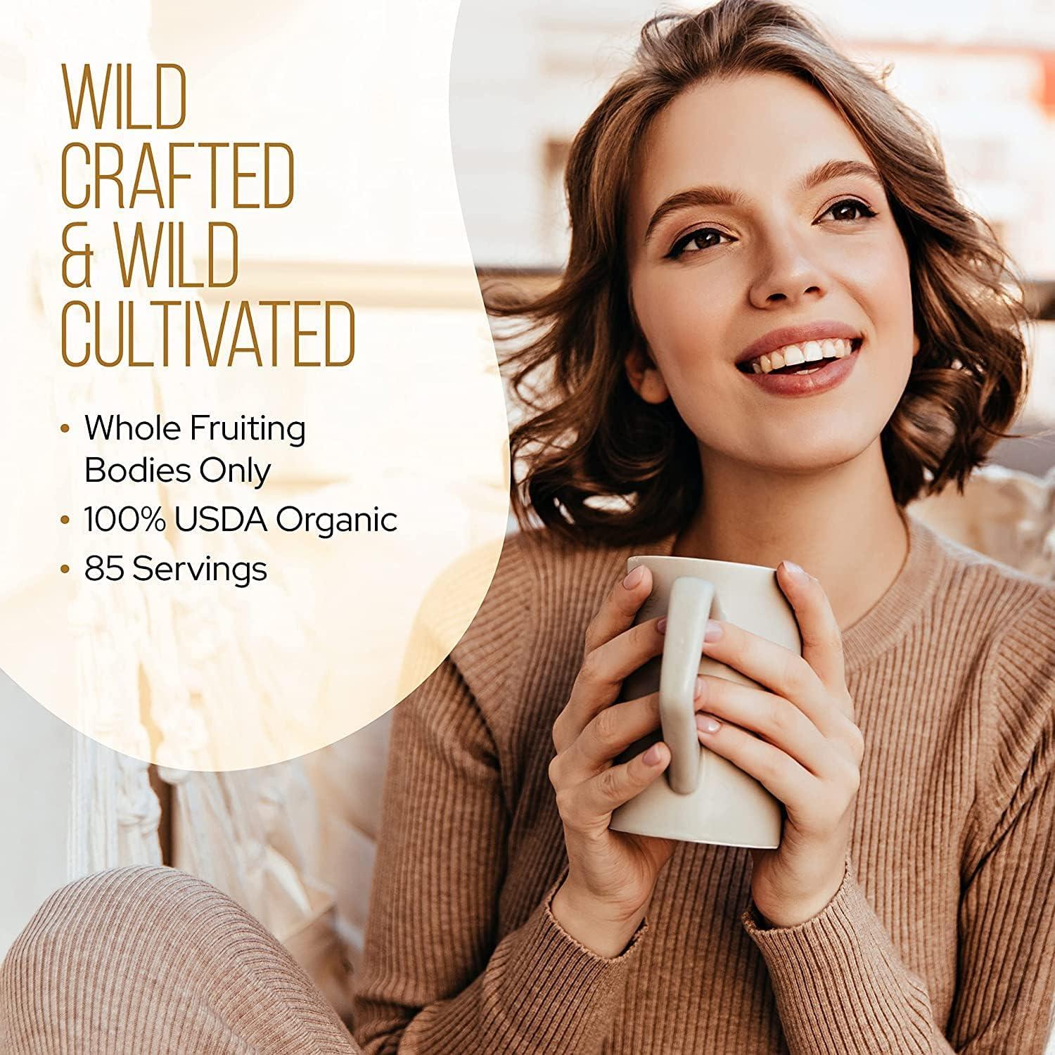 Polvo de Champiñón Orgánico USDA LRLA 85 g - 7 Variedades