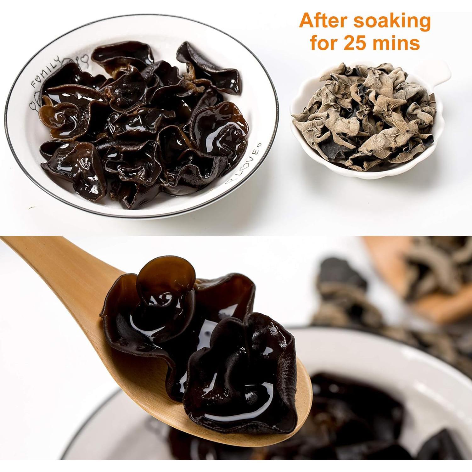 Hongos Woodear Secos MONTANAS VIGOROSAS 141.7 g - Hongo Negro