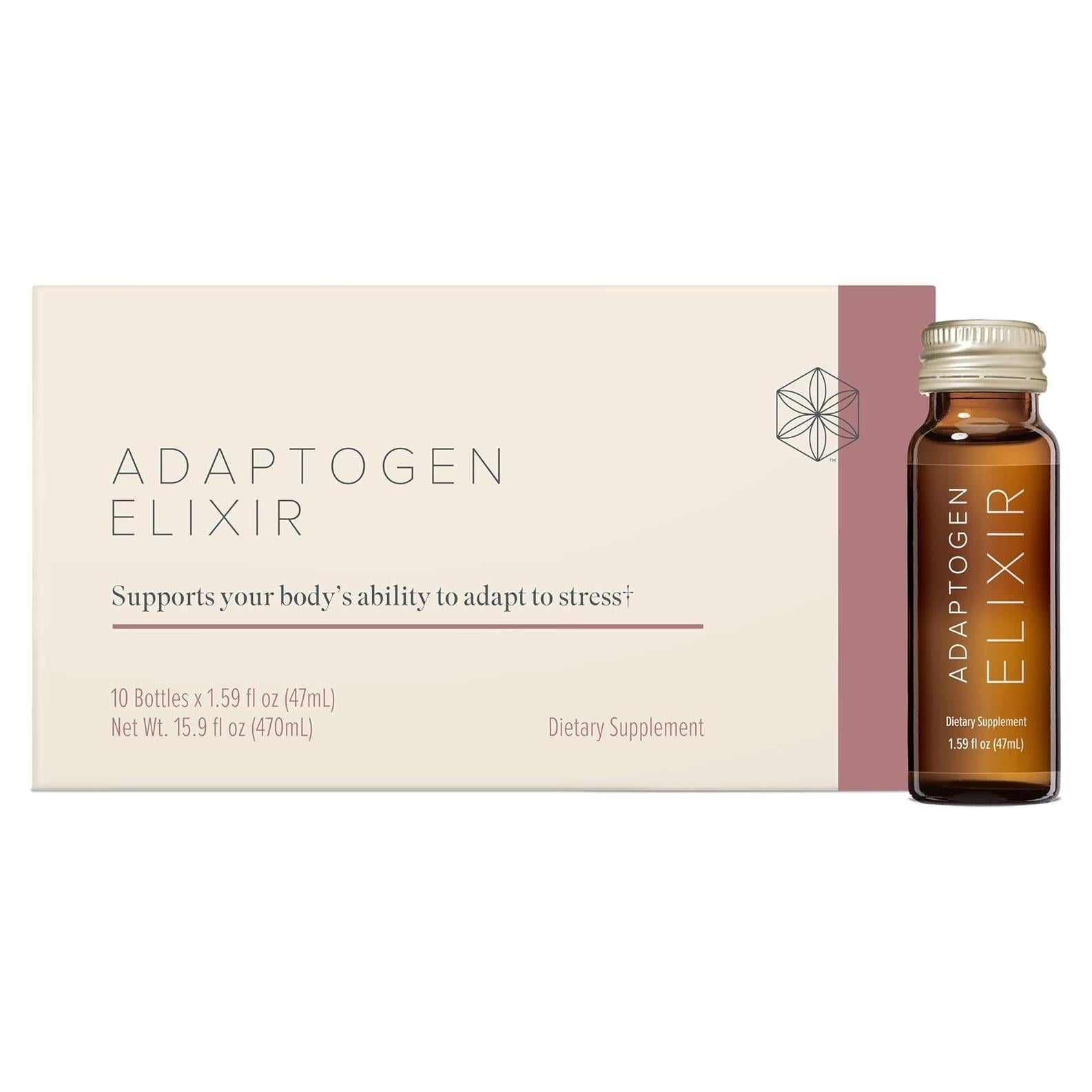 Isagenix Adaptogen Elixir - Suplemento Líquido 10x47ml