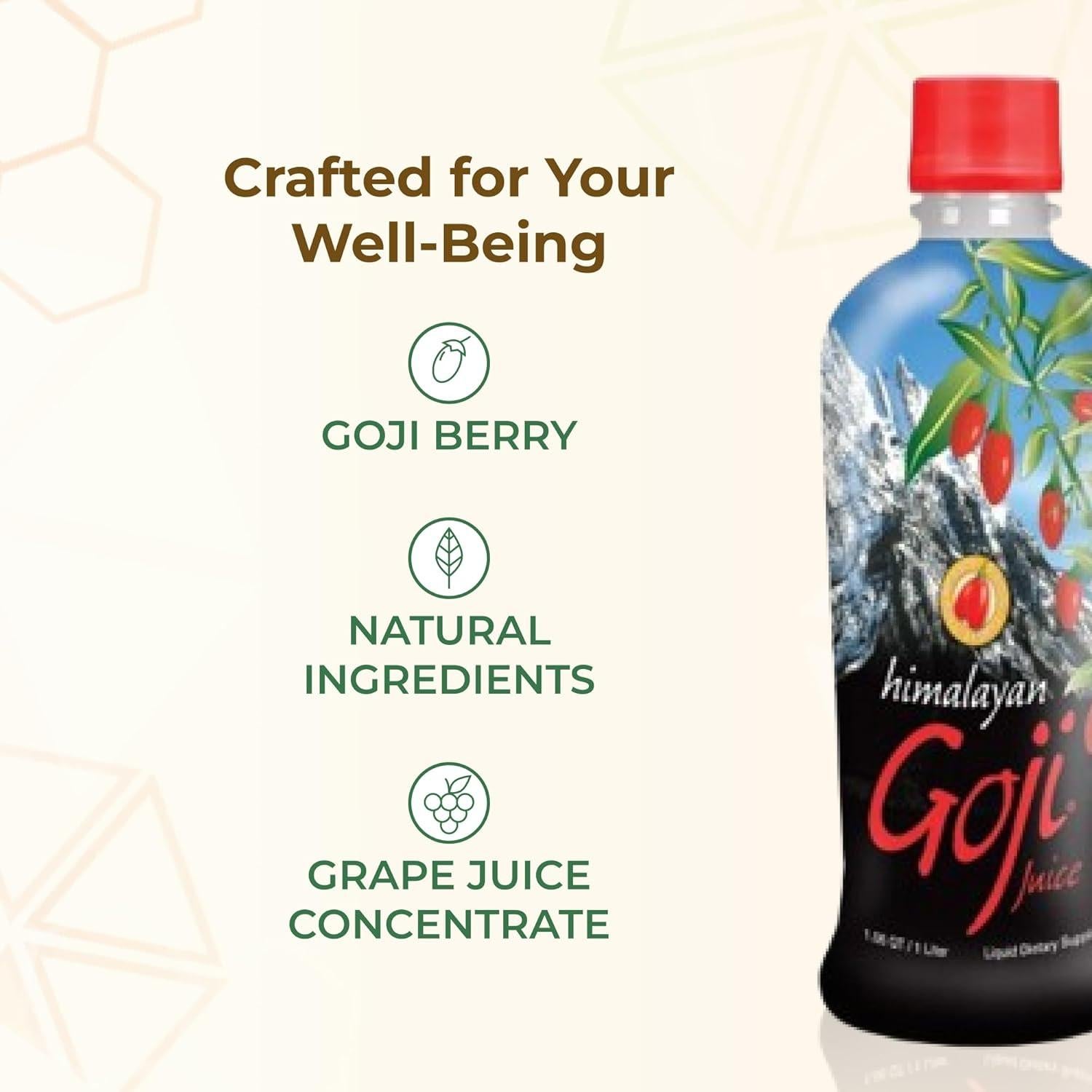 Jugo de Baya Goji Youngevity 100% Natural 1 Litro