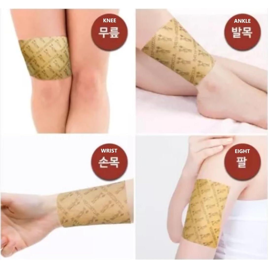 Parche Calorífico de Ginseng Coreano - 40 Parches 13.2x9.4cm