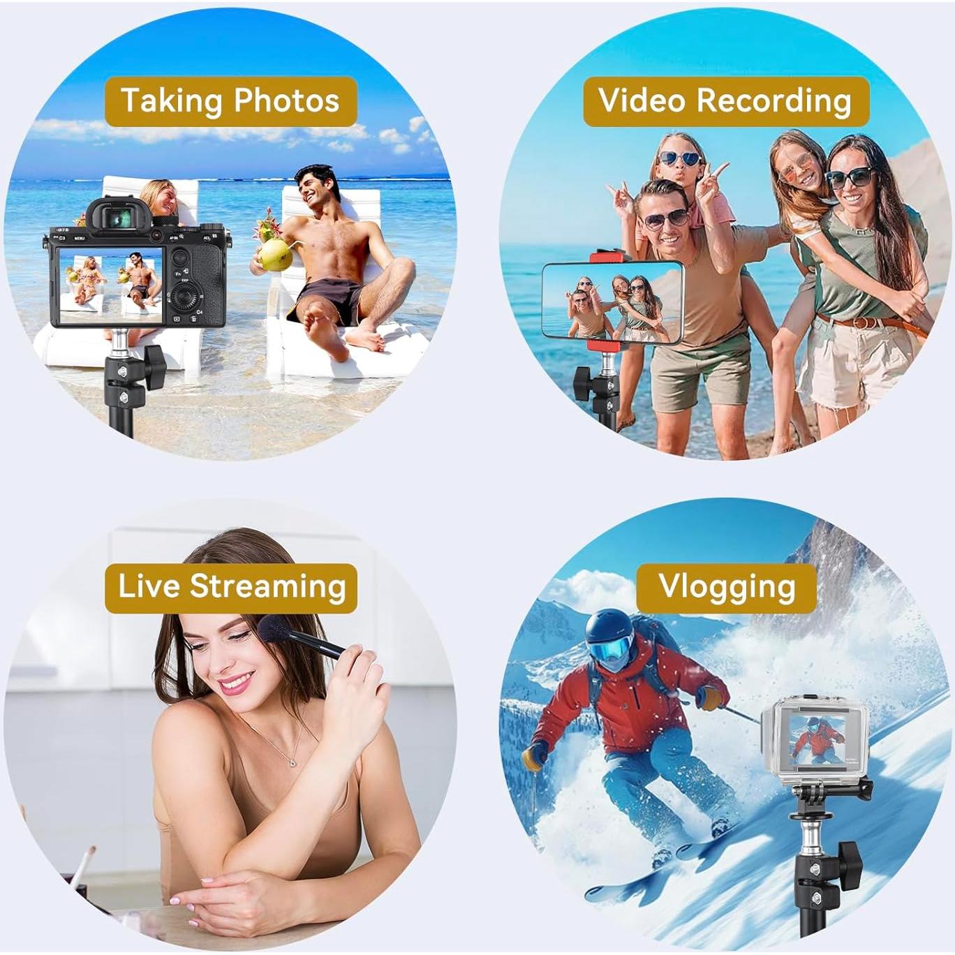 Soporte de Luz Portátil UTEBIT Tripode 2 Pcs Ajustable 40-114cm