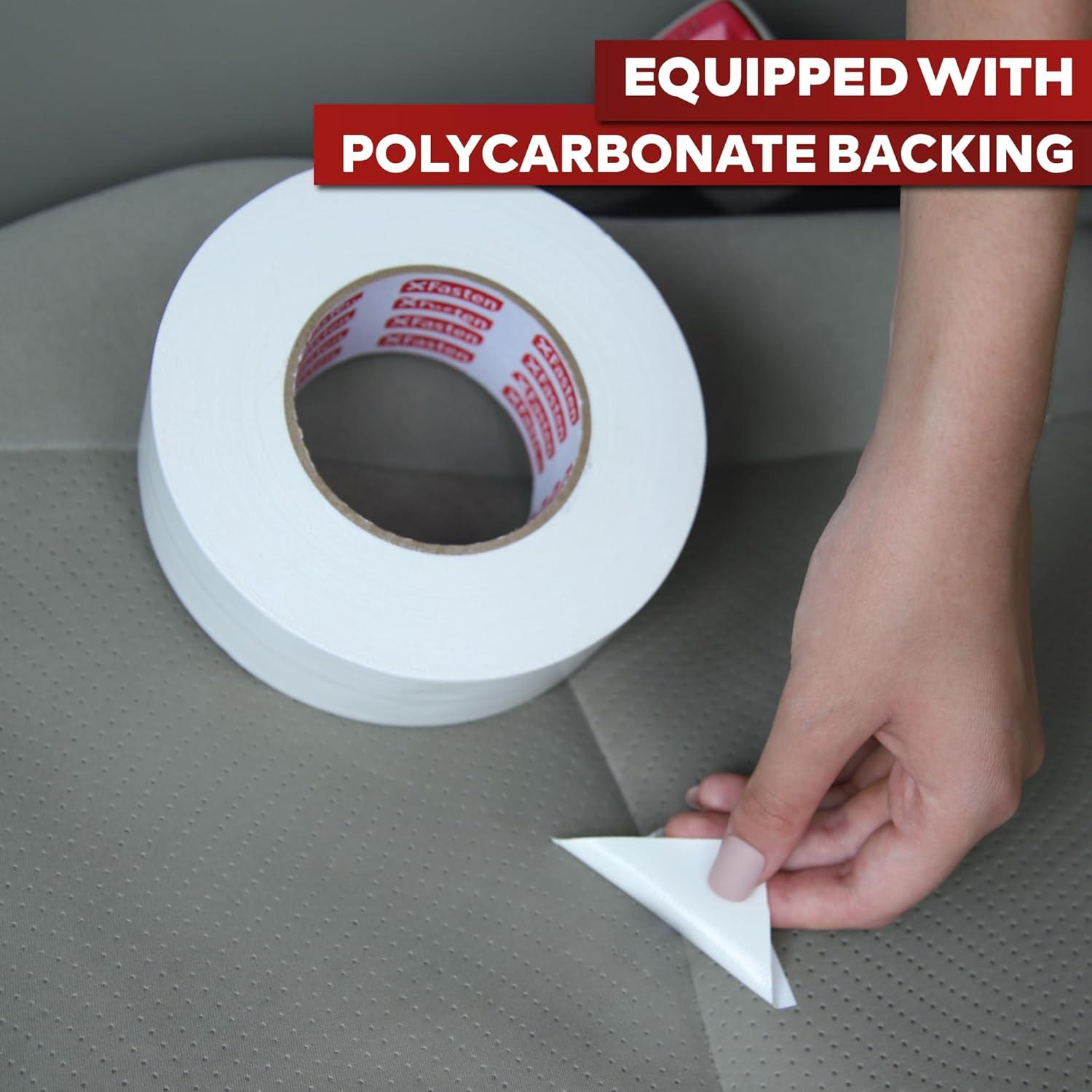 Cinta adhesiva de ducto XFasten blanca 7.62 cm x 27.43 m