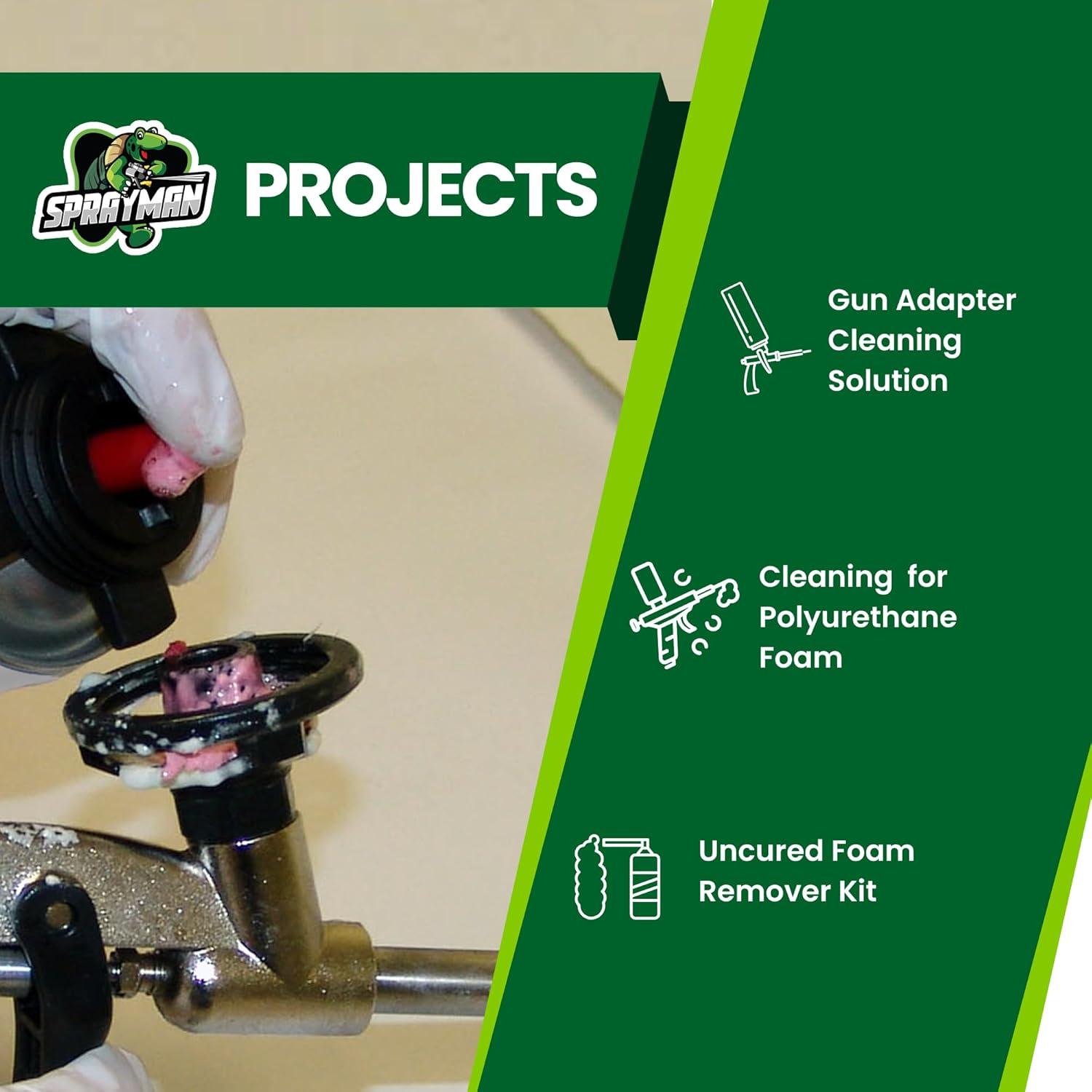 Limpiador de Pistola de Espuma Sprayman 348.7 g - Disuelve Poliuretano