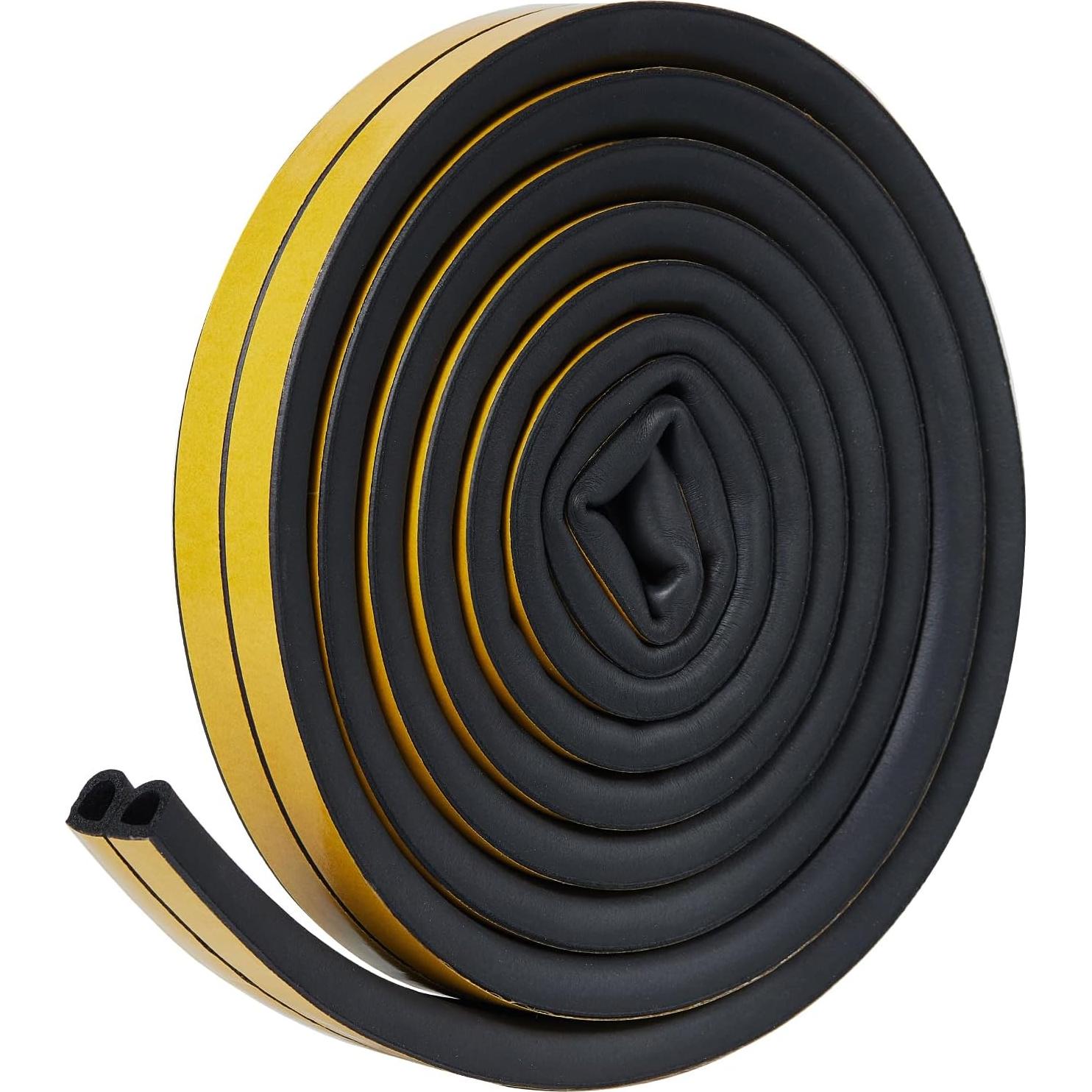 Sello de Aislamiento QDiShi 6m Negro EPDM Autoadhesivo