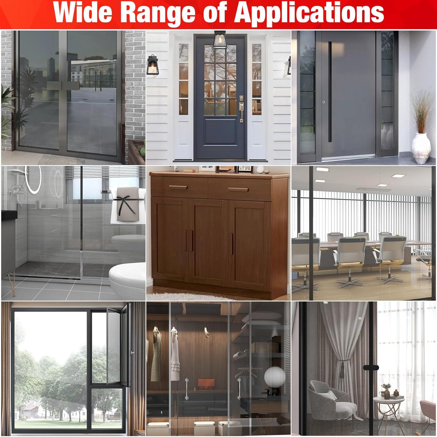 Sellador de Puerta Kikerike 6.1m x 3.48cm Silicona Transparente