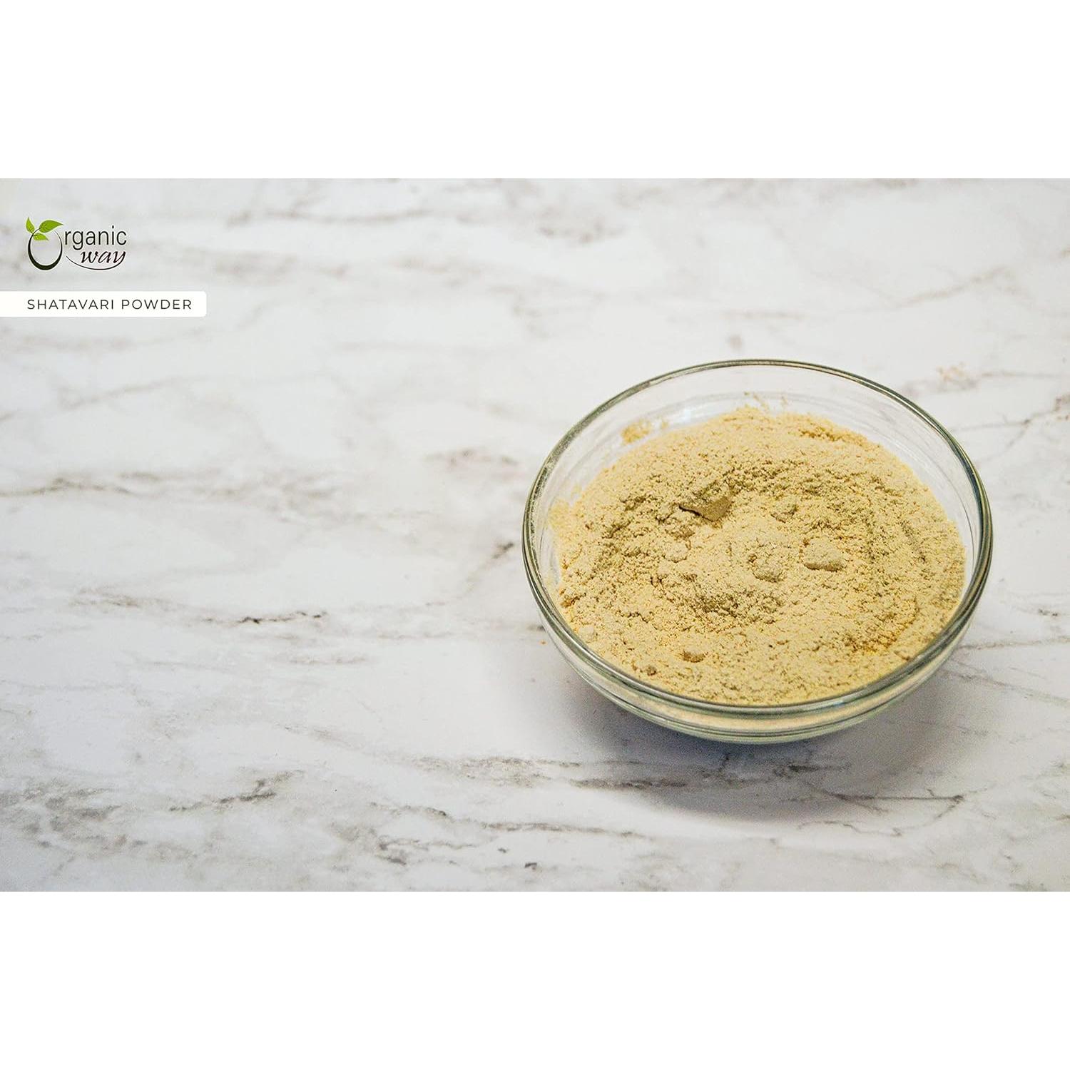 Polvo de Shatavari Orgánico 113.4g - Organic Way - Certificado Kosher