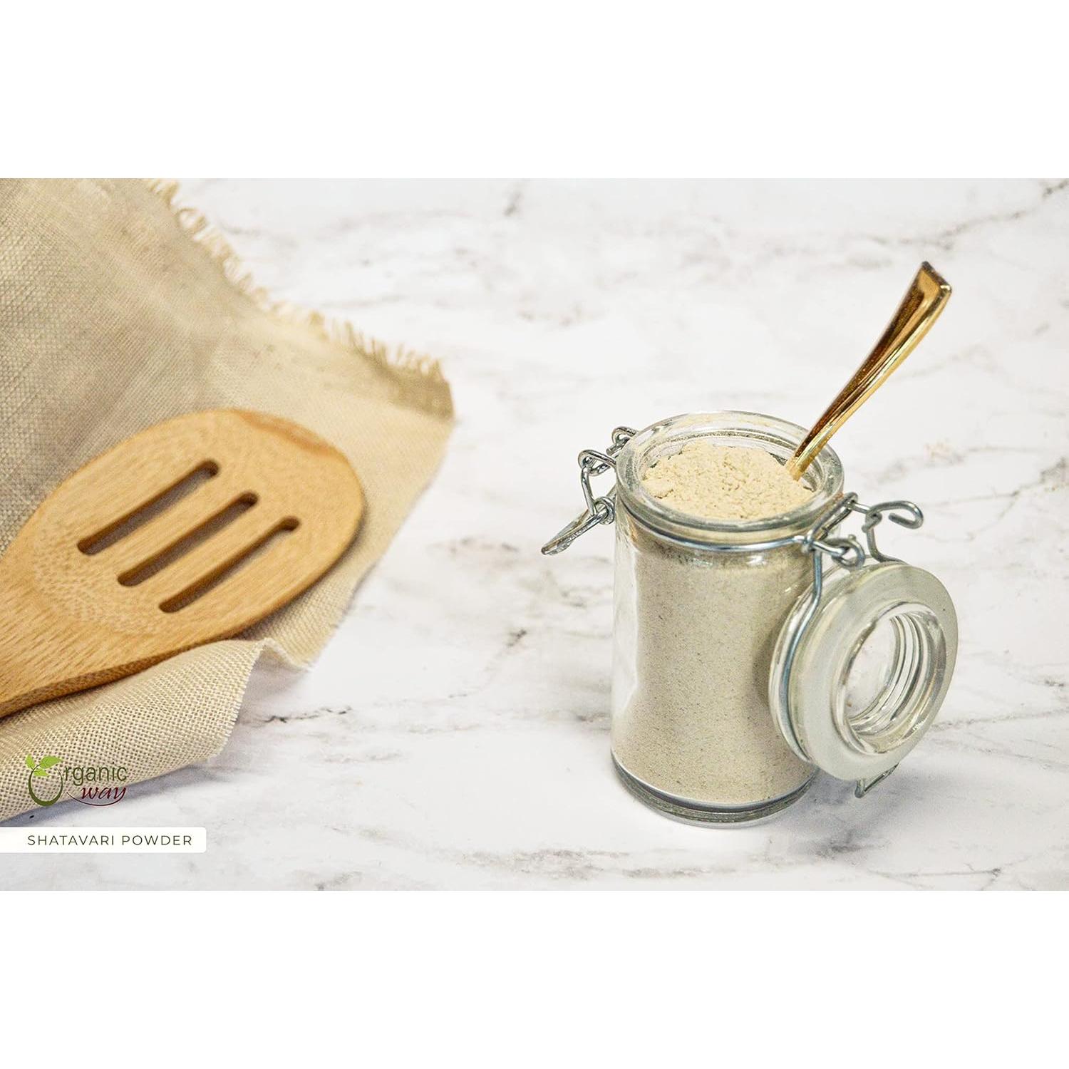 Polvo de Shatavari Orgánico 113.4g - Organic Way - Certificado Kosher