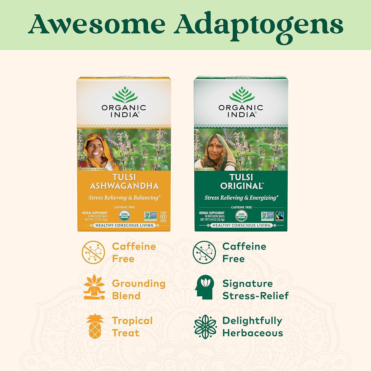 Té Tulsi Original ORGANIC INDIA - 18 Bolsas de Infusión Orgánico