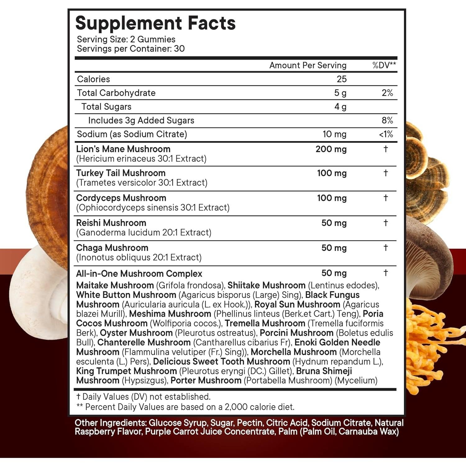 Suplemento de Hongos Melena de León Nueva Era - 120 Gomas