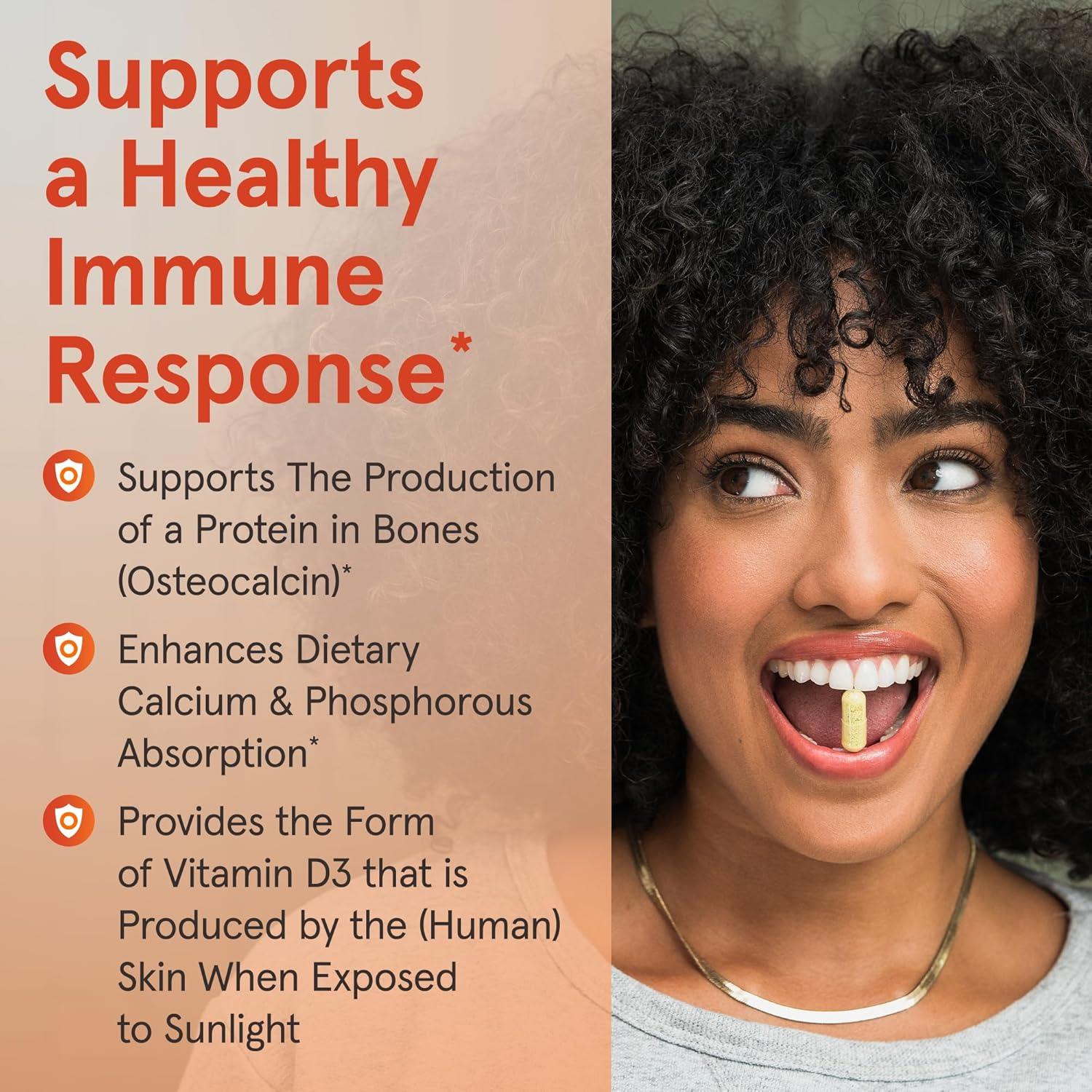 Vitamina D3 Jarrow Formulas 125 mcg 5000 UI - 100 Gelatinas Blandas