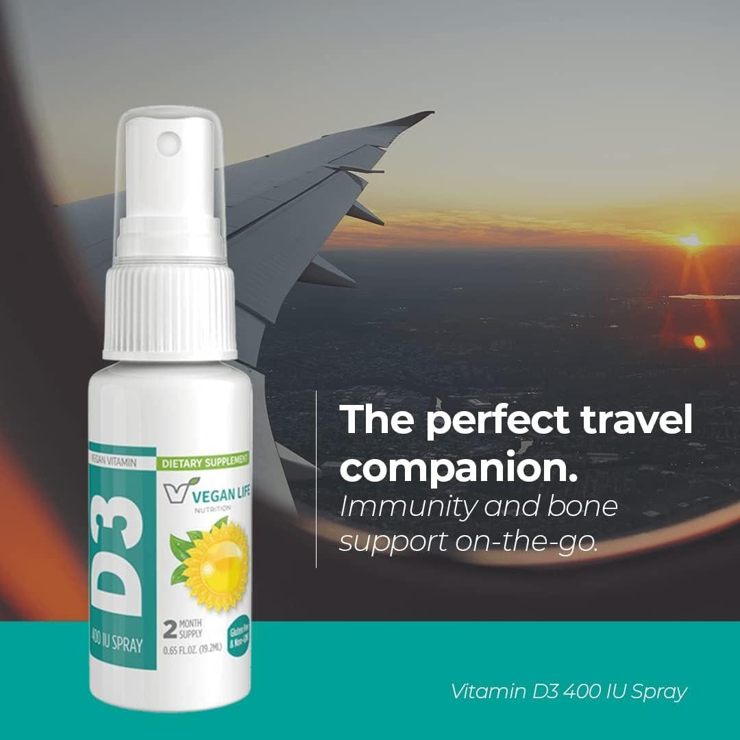 Spray de Vitamina D3 Vegano Nutrición Vida 19.5 ml - Sabor Naranja