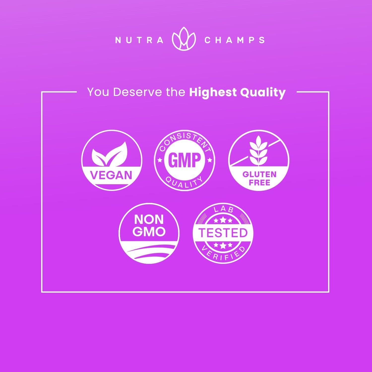 Gomitas de Biotina Veganas NutraChamps 10000 mcg - Salud Cabello, Piel y Uñas