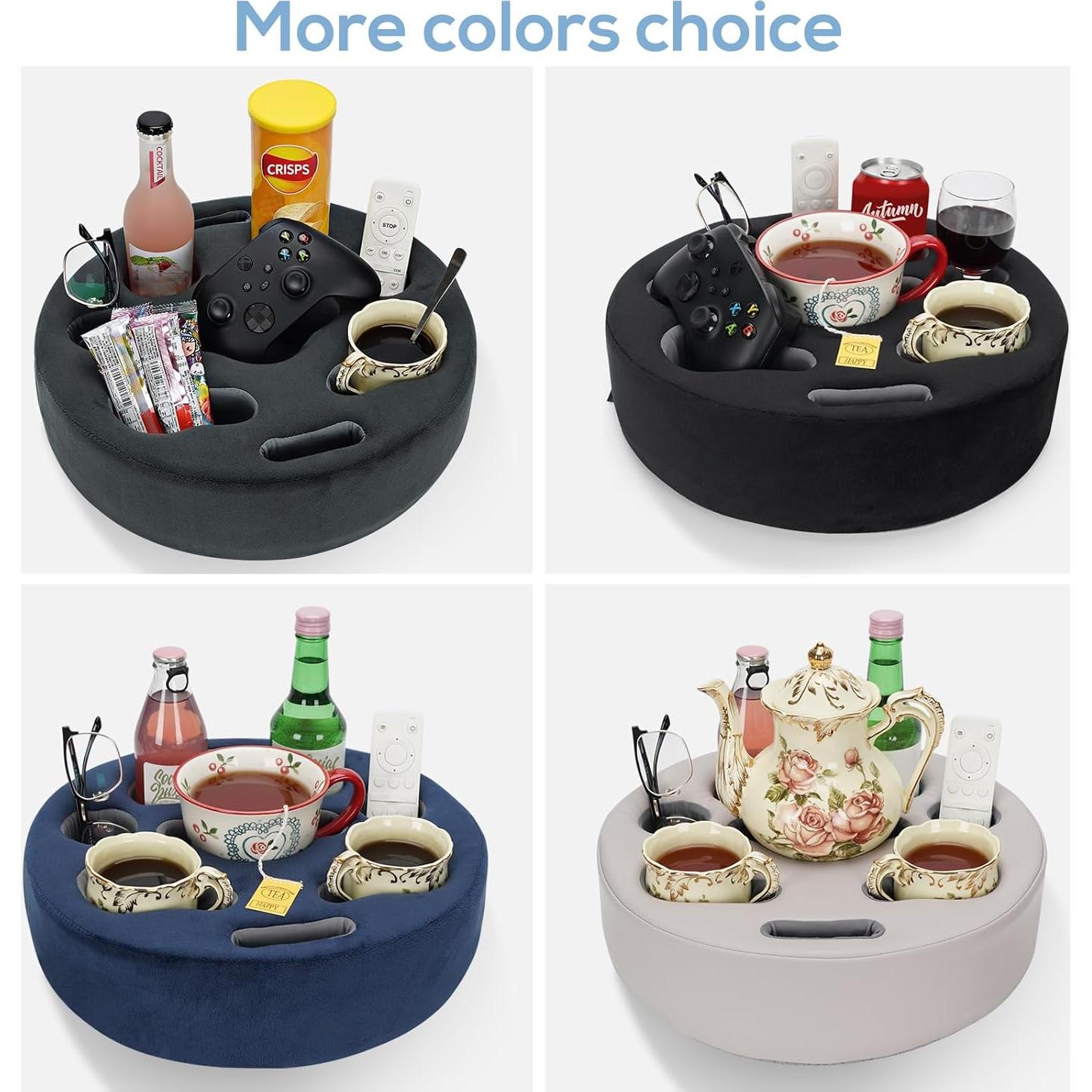 Cojín Soporte para Tazas FDMGEL Negro - Previene Derrames