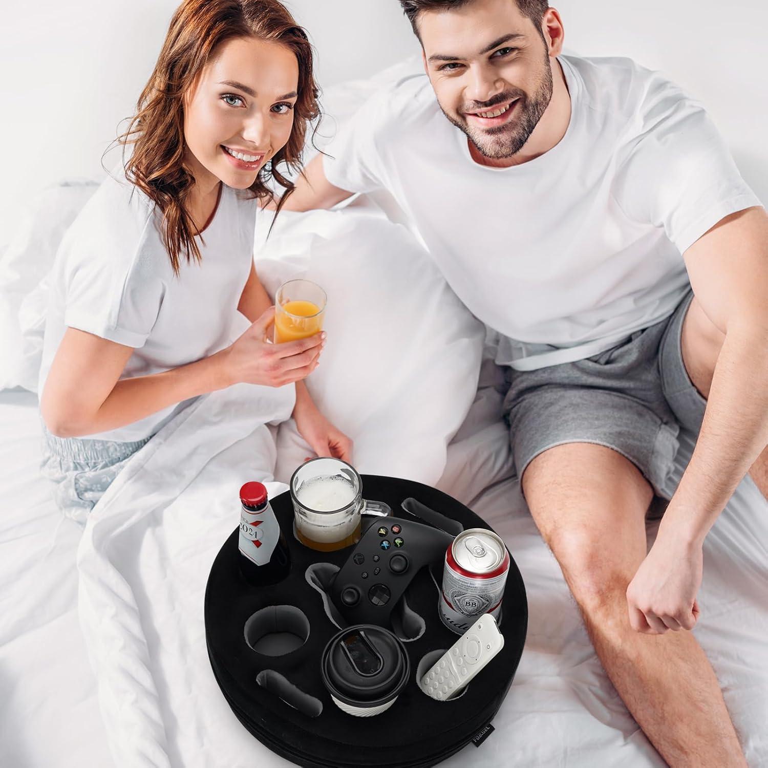 Cojín Soporte para Tazas FDMGEL Negro - Previene Derrames