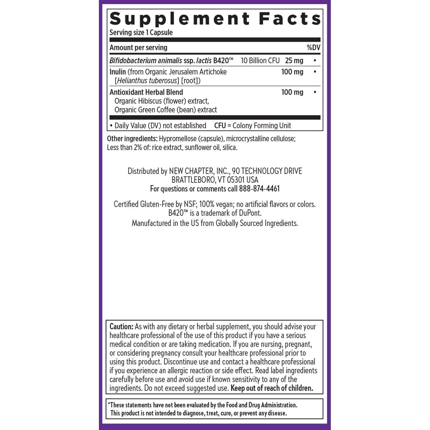 Probiotico Dual Biotico Diario Nuevo Capitulo 60 Cápsulas Veganas