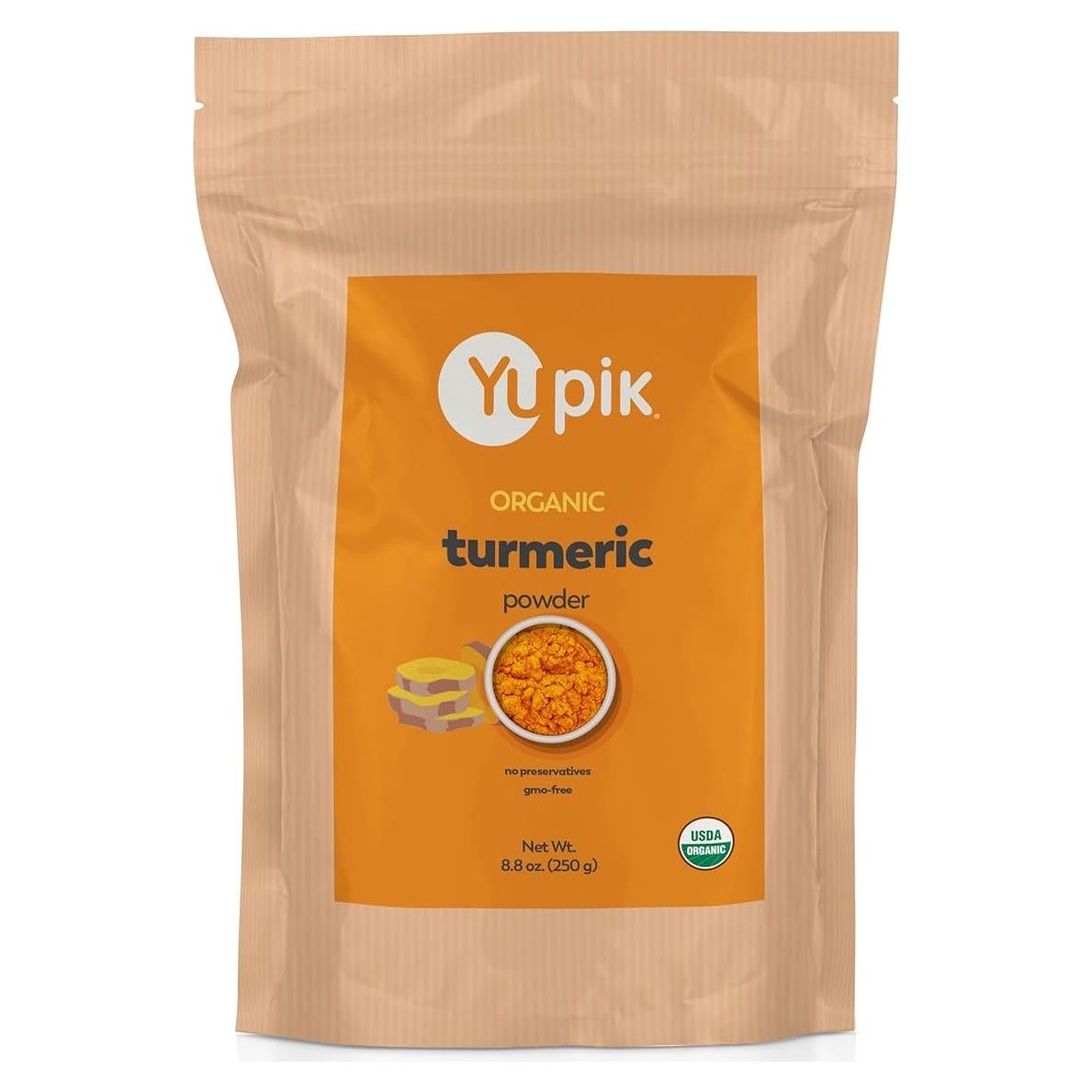 Polvo de Cúrcuma Orgánica Yupik 249 g - Superfood Vegano