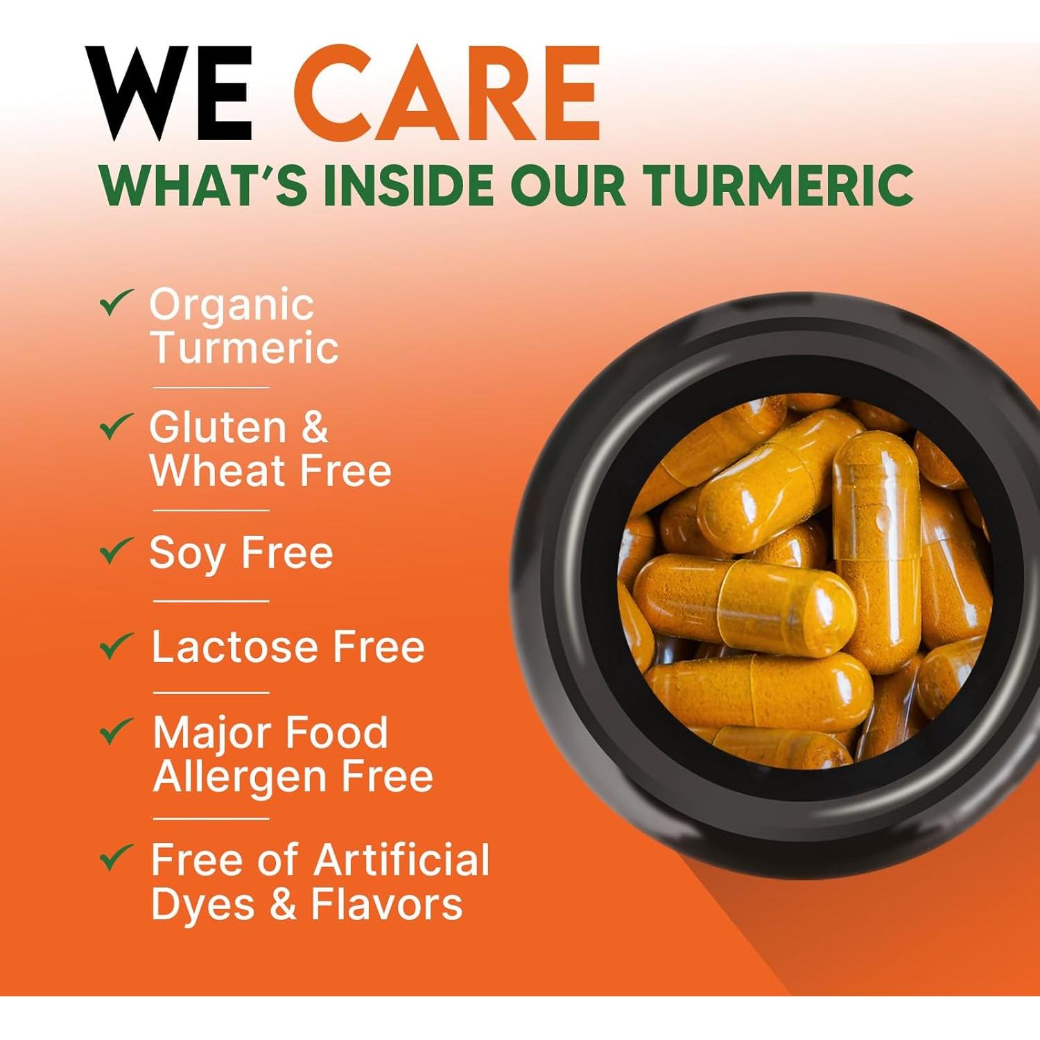 Suplemento de Cúrcuma Curcumina 2000mg Nature - 120 Cápsulas