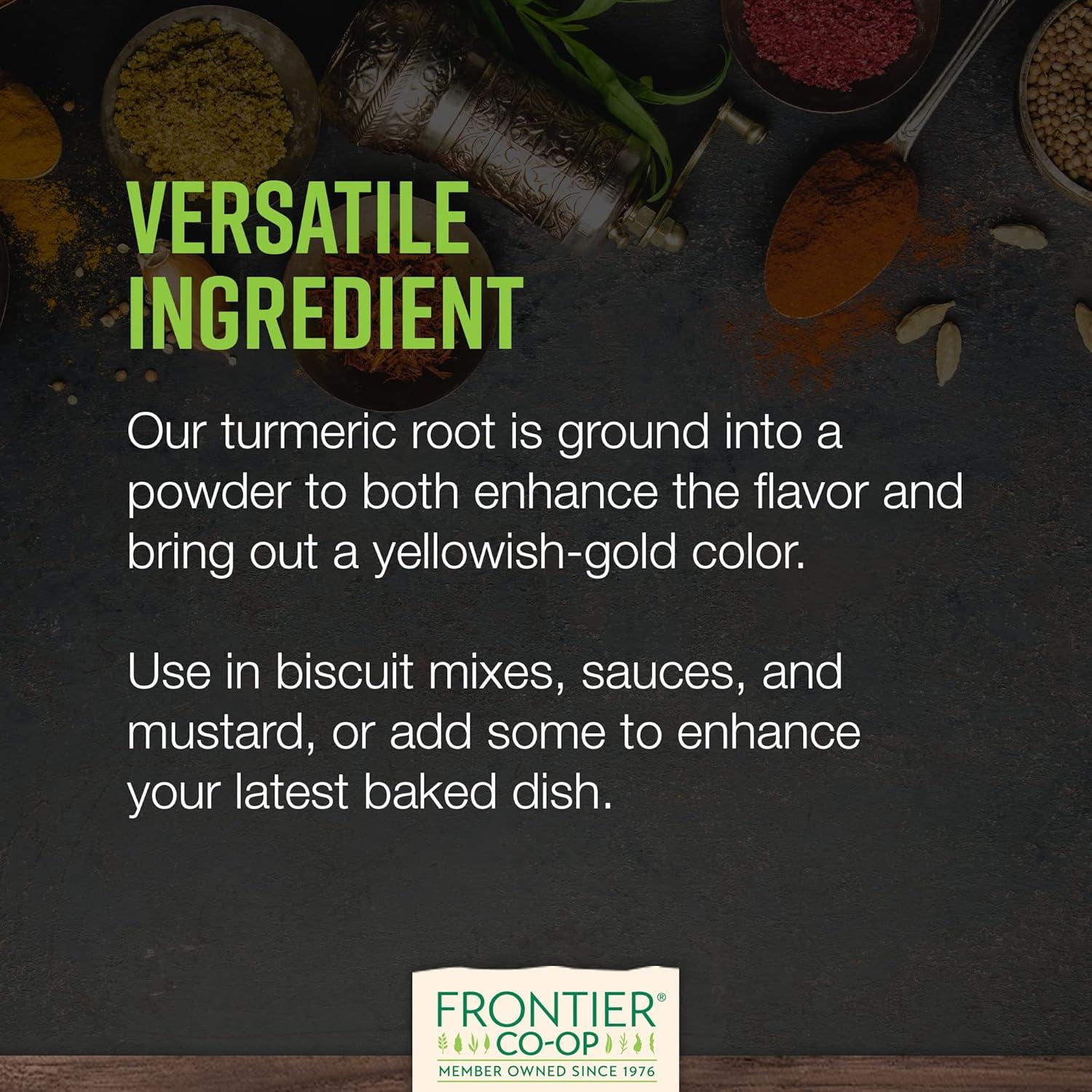 Polvo de Raíz de Cúrcuma Orgánica Frontier Co-op 176g