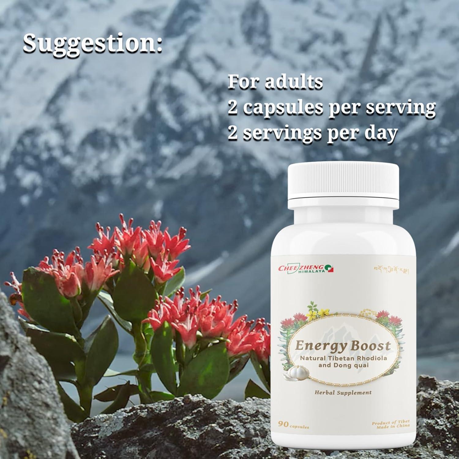 Cápsulas Vegetales CheezhengHimalaya Rhodiola 120 Unidades