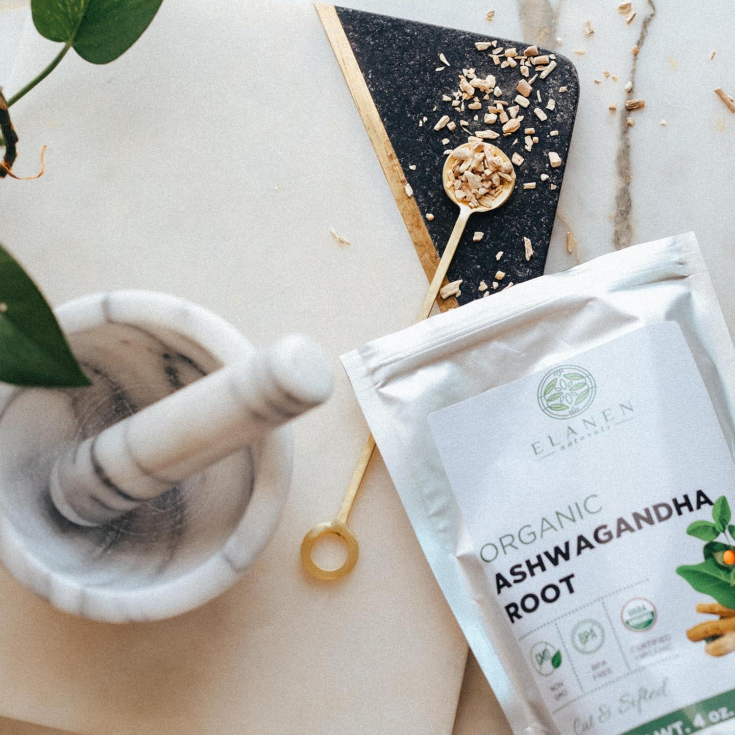 Raíz de Ashwagandha Orgánica Elanen Naturals 113g - Té Suelto