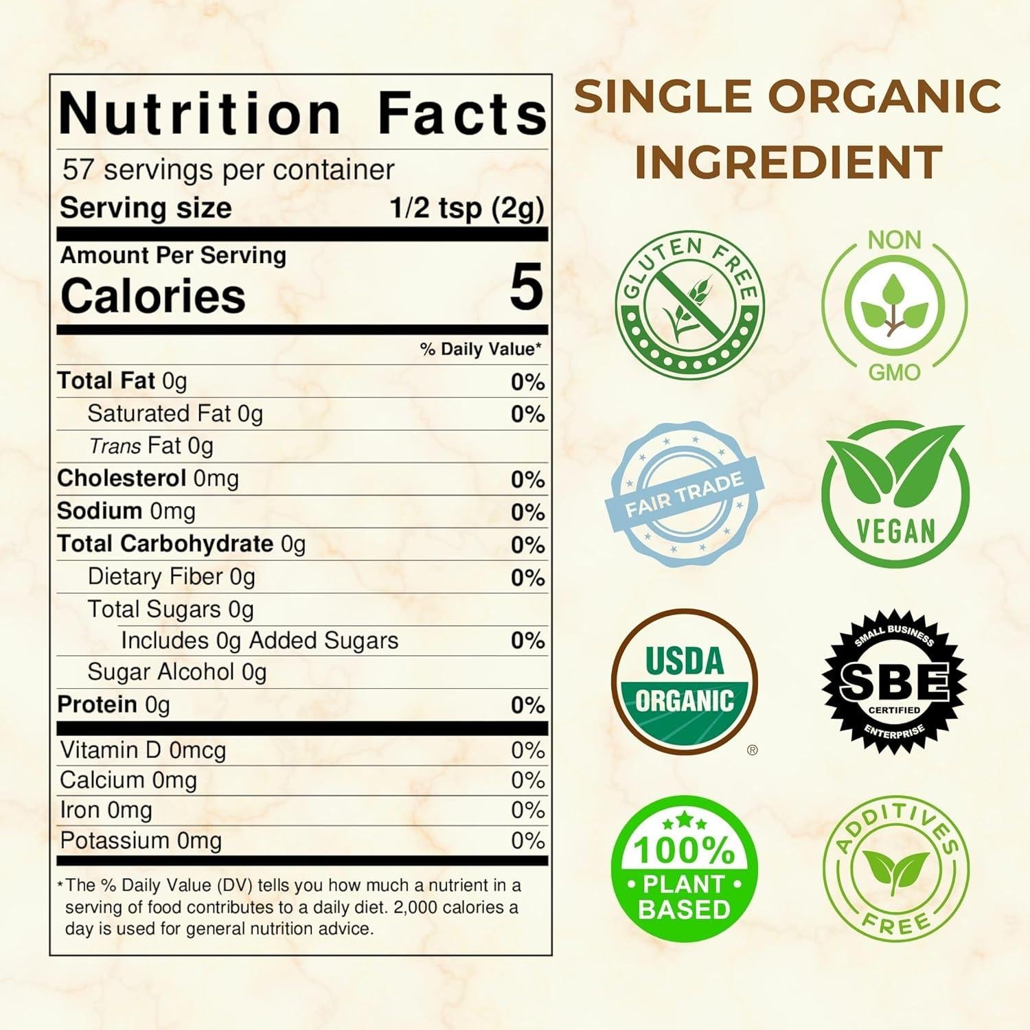 Polvo de Raíz de Ashwagandha Orgánico SPICY 227 g - Ginseng Indio