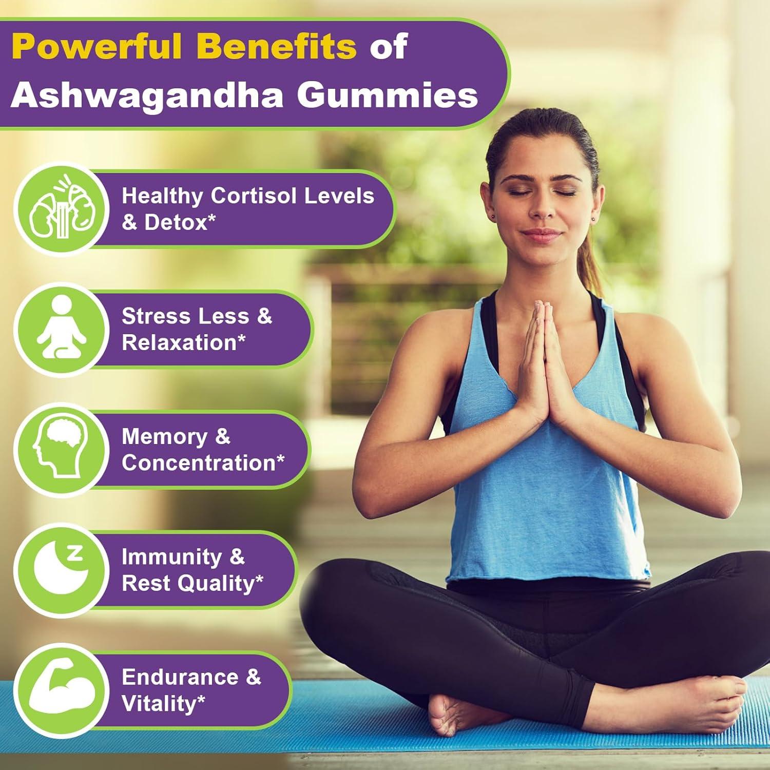 Gomitas Orgánicas de Ashwagandha Mezqai - 60 Unidades