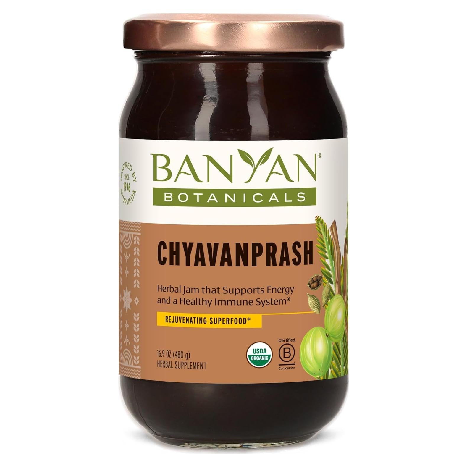 Chyavanprash Banyan Botanicals 478 g - Mermelada Herbal Orgánica