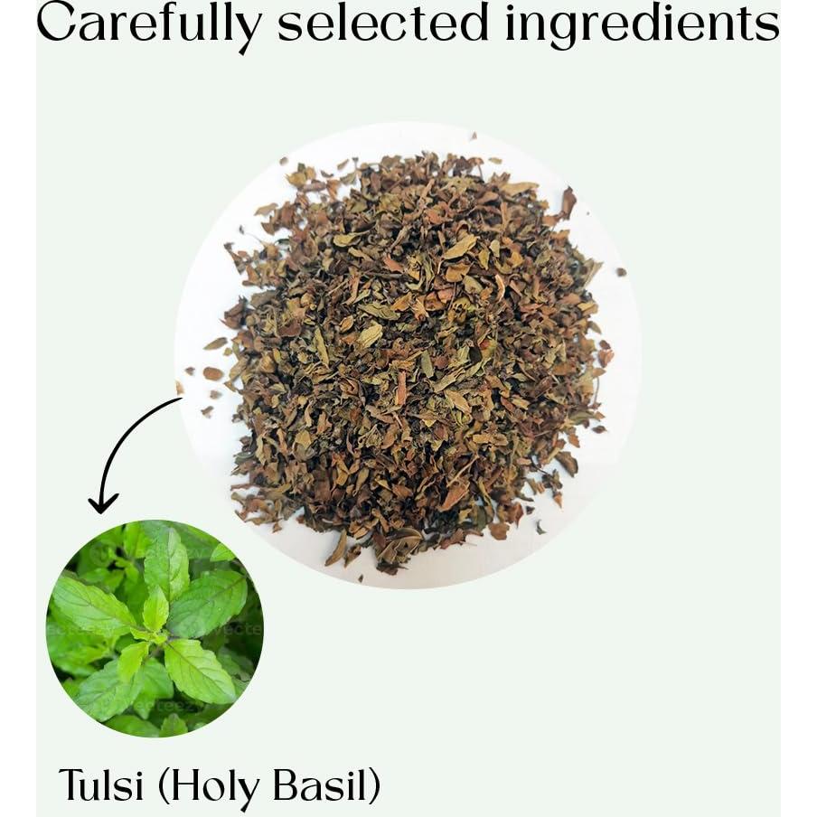 Té de Albahaca Sagrada Tulsi 50 Bolsitas Sin Cafeína