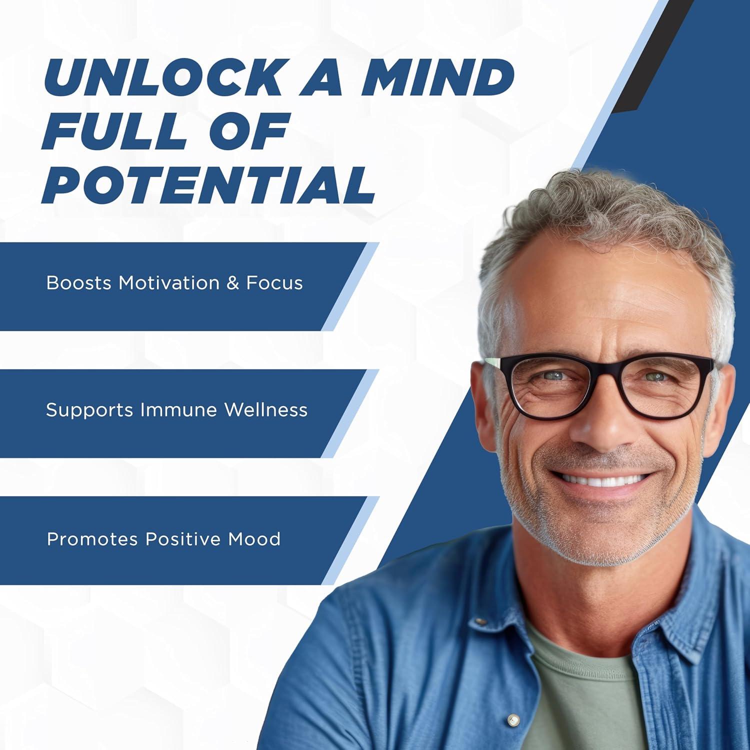 Suplemento Nootrópico de 5 Hongos Microdosis Poderosa - 30 Cápsulas