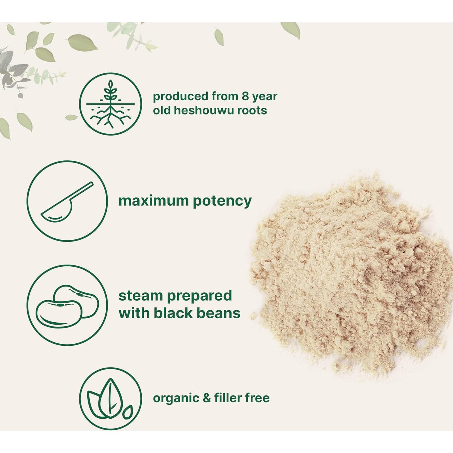 Extracto de Fo Ti Orgánico Micro Ingredients 170g Antienvejecimiento