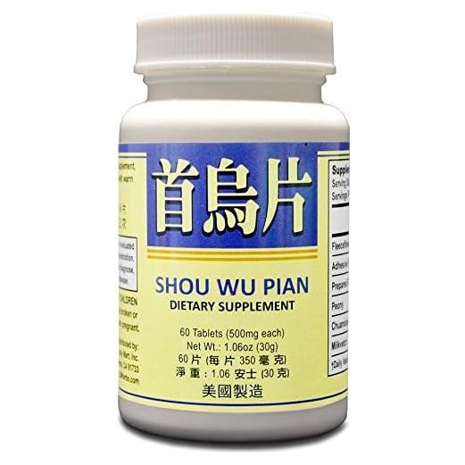 Suplemento Herbal Fleeceflower 500mg 60 Tabletas USTCM