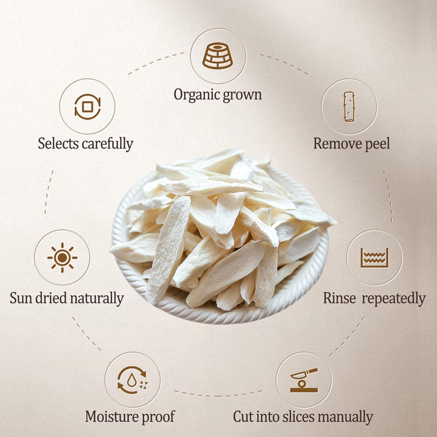 Ñame Seco Hee Creek 240g - Natural, Sin Aditivos, Ideal para Té y Sopa