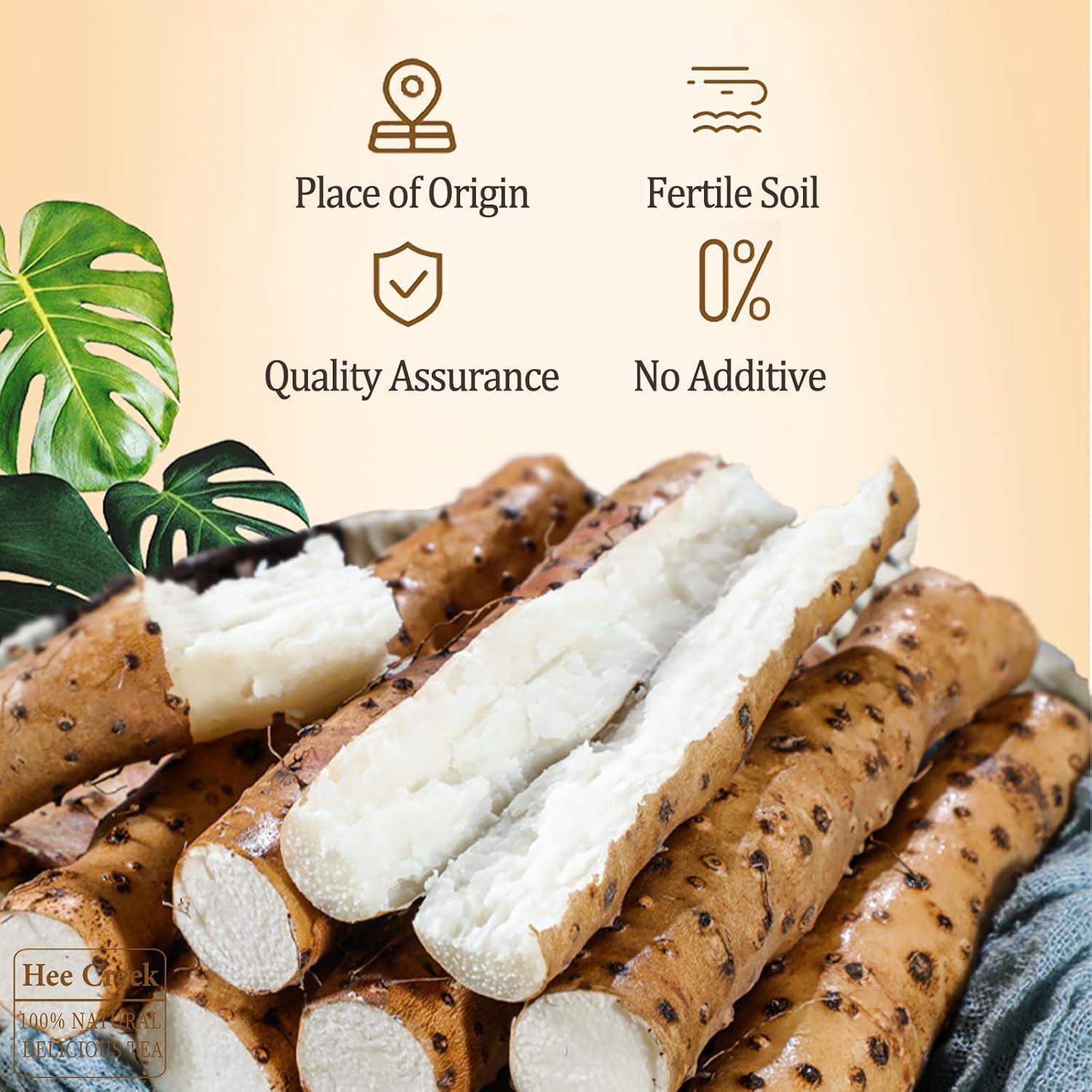 Ñame Seco Hee Creek 240g - Natural, Sin Aditivos, Ideal para Té y Sopa