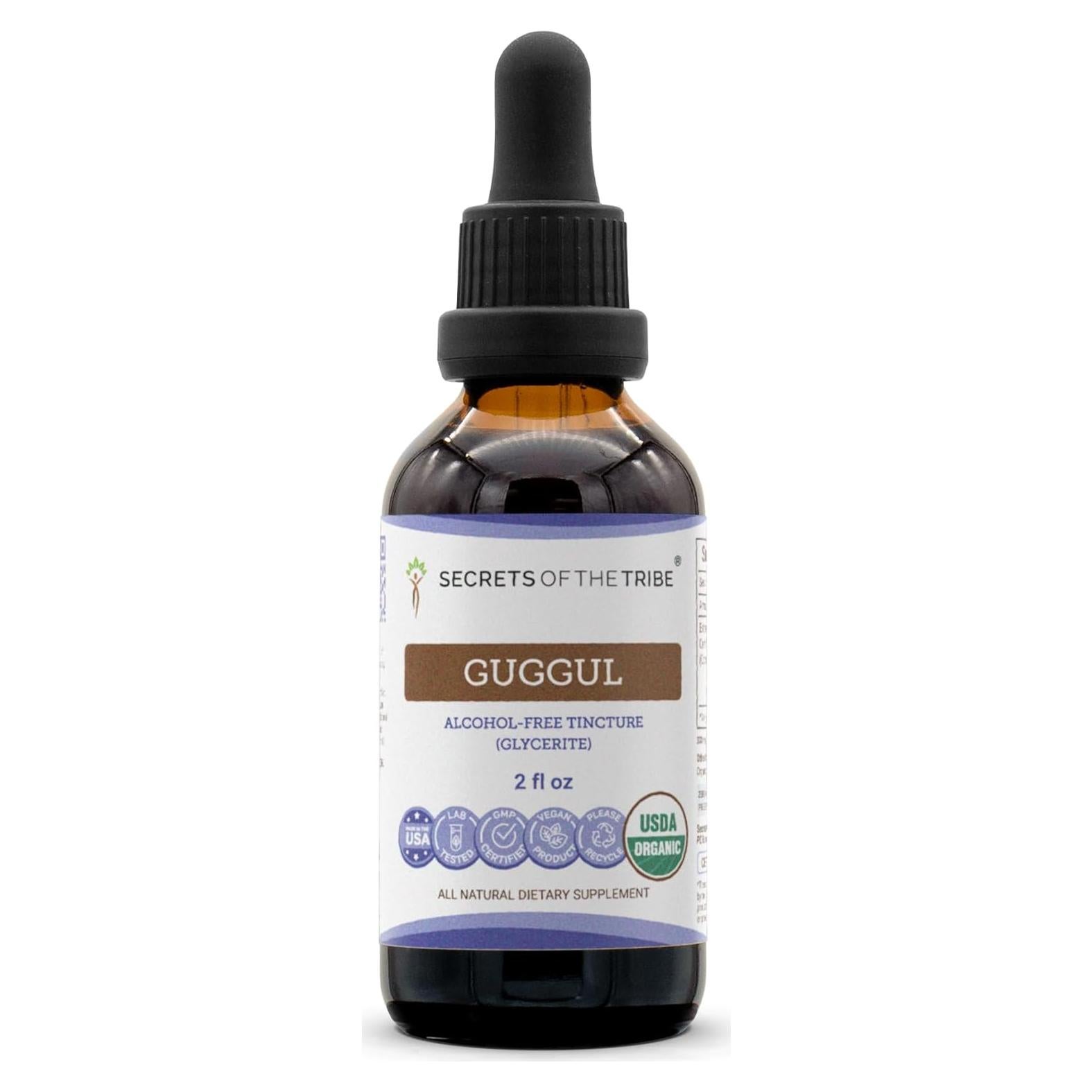 Extracto de Guggul Orgánico USDA 59 ml - Secretos de la Tribu
