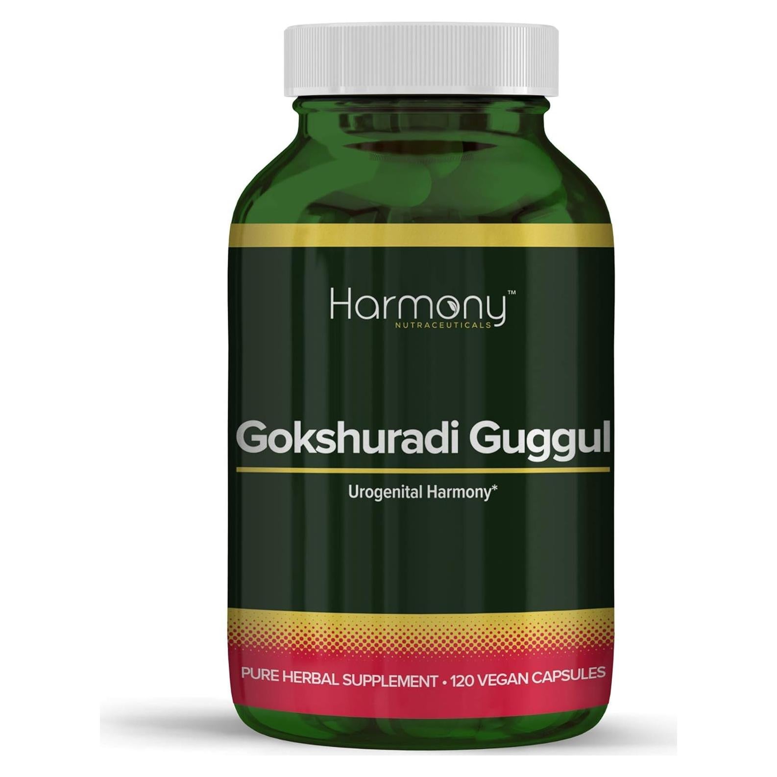 Gokshuradi Guggul 120 Cápsulas Vegetarianas - Harmony Nutraceuticals