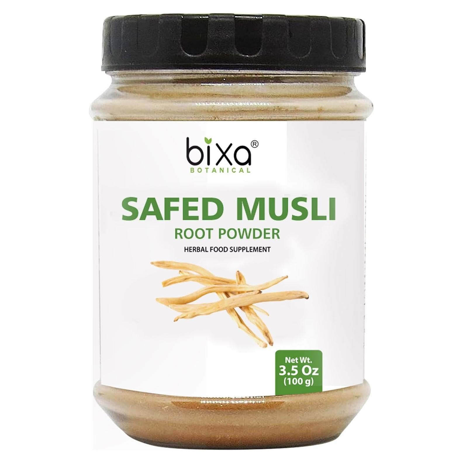 Polvo de Raíz de Musli Blanco Bixa Botanical 99.22g Vegano