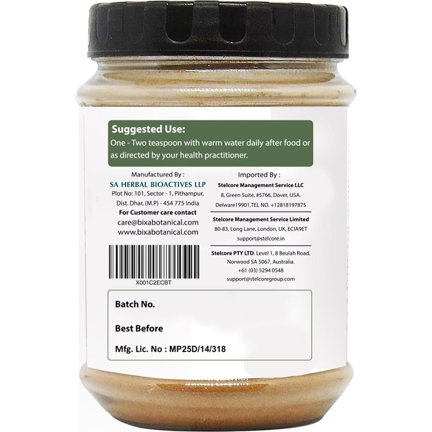 Polvo de Raíz de Musli Blanco Bixa Botanical 99.22g Vegano