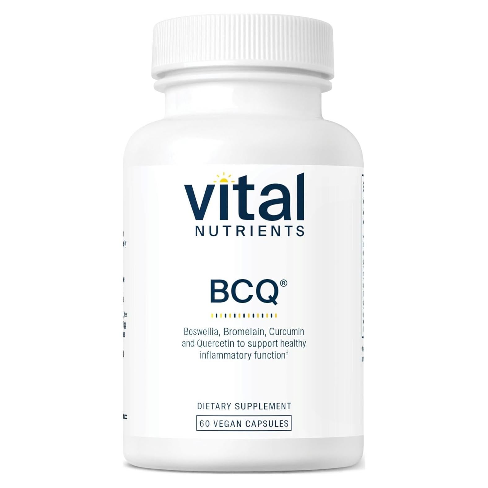 Suplemento Vegano Vital Nutrients BCQ 60 Cápsulas - Articulaciones