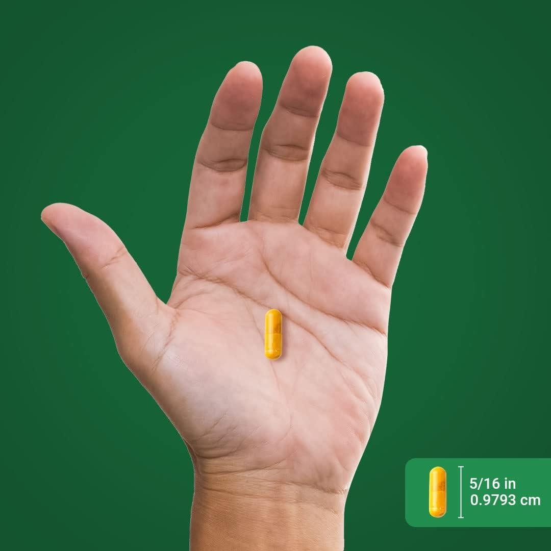 Cápsulas de Cúrcuma Curcumina Piping Rock 500mg con Pimienta Negra