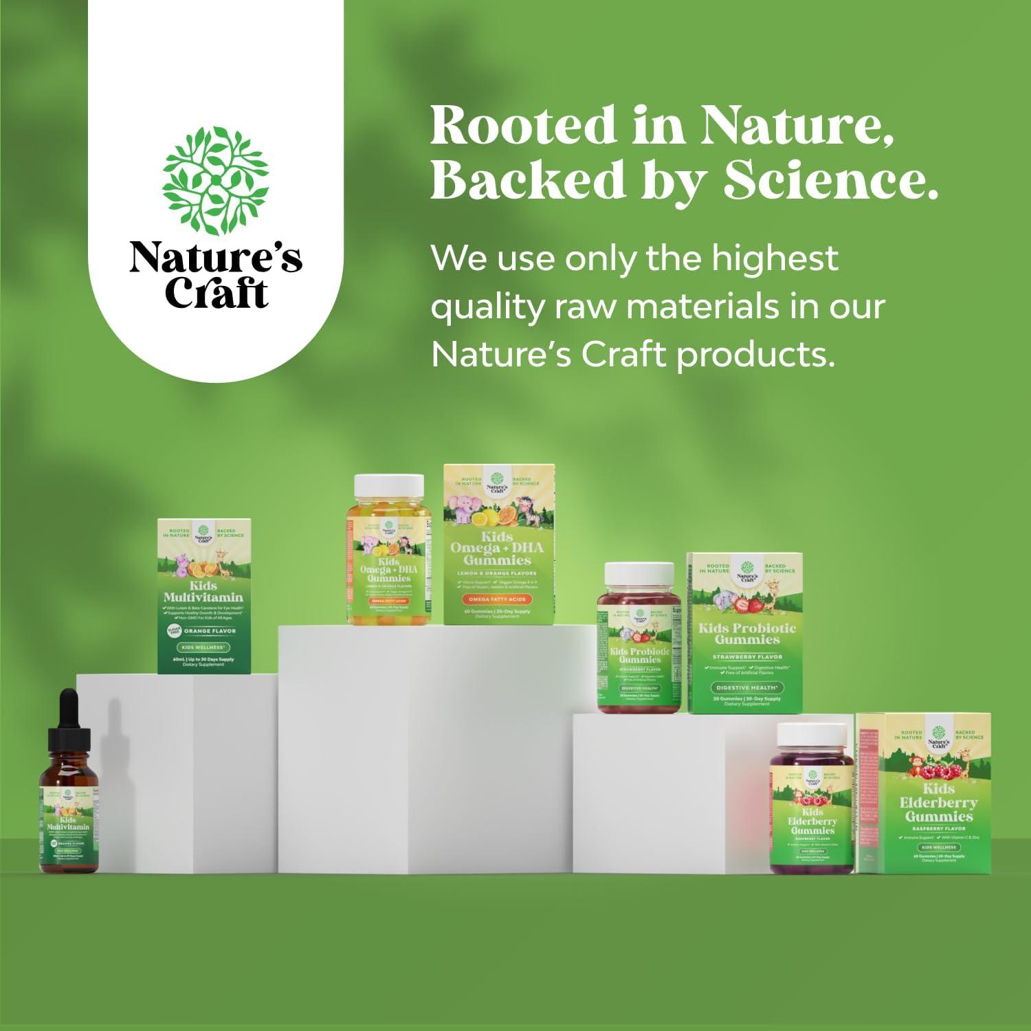 Gomitas de Saúco Natures Craft 90 Unidades - Inmunidad Niños