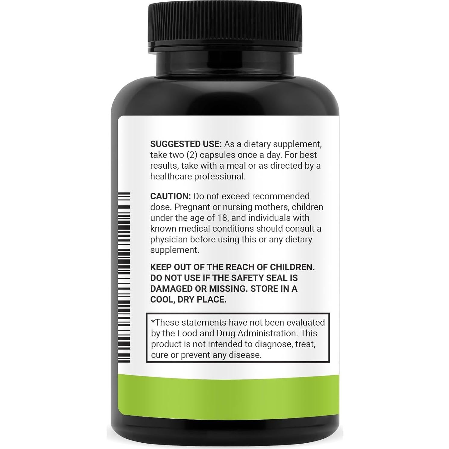 Suplemento de Bergamota Cítrica Luma Nutrition 1000mg 60 Cápsulas