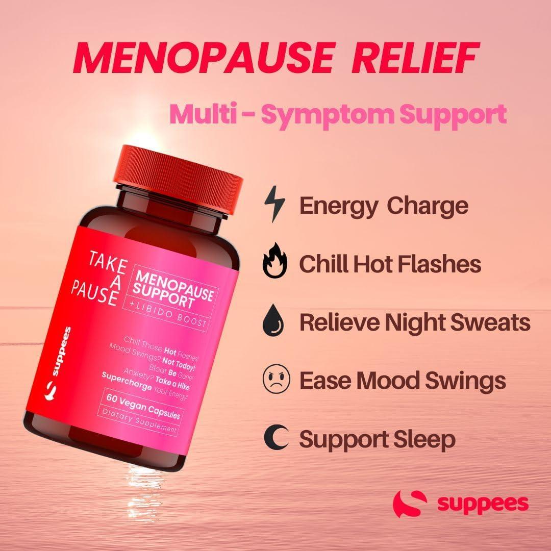 Suplemento Natural Menopausia Suppees 60 Cápsulas Veganas