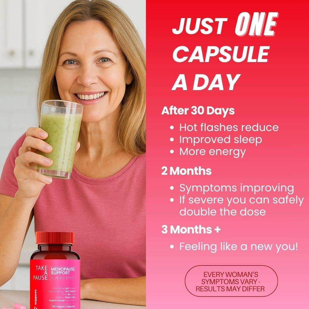 Suplemento Natural Menopausia Suppees 60 Cápsulas Veganas