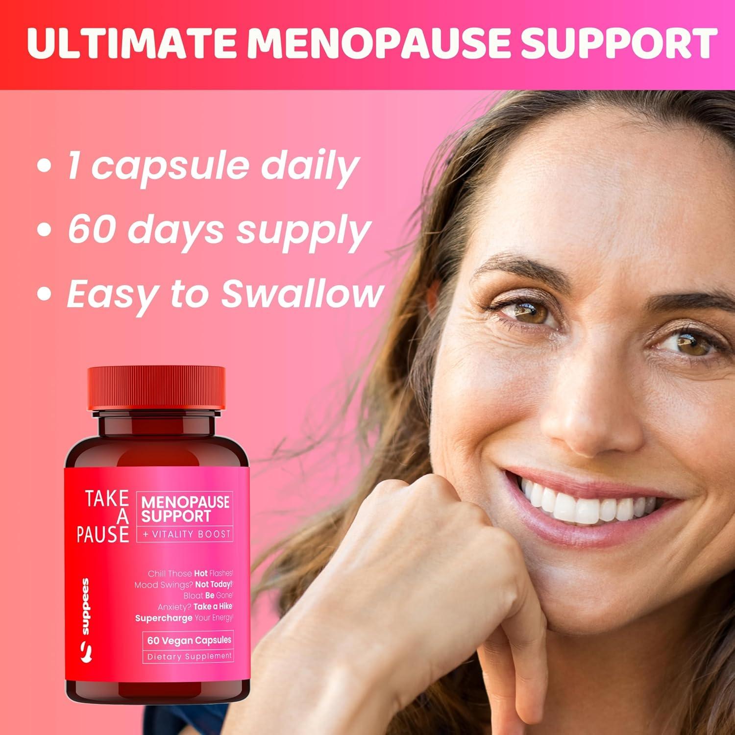 Suplemento Natural Menopausia Suppees 60 Cápsulas Veganas