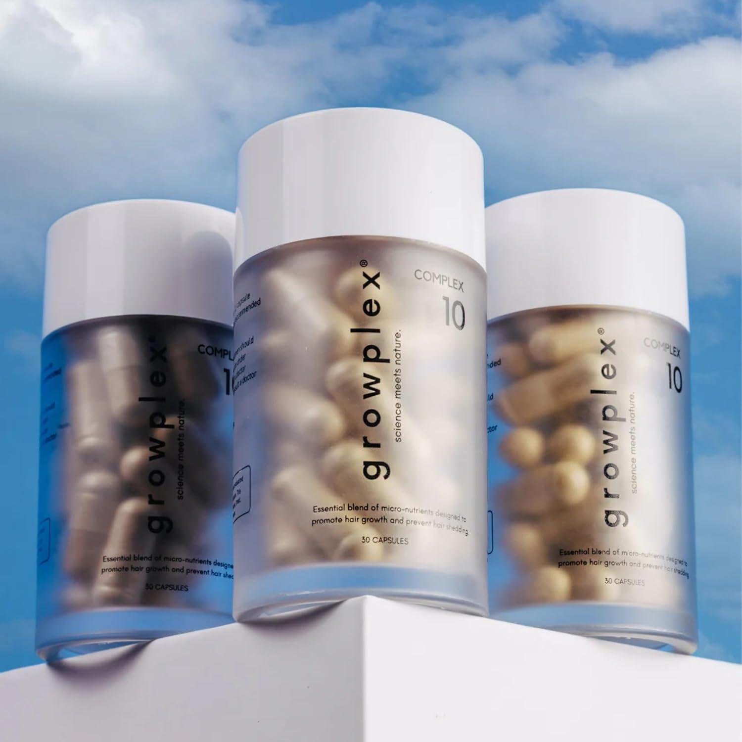 Suplemento para Cabello Growplex Complex10 con Biotina y Colágeno - 30 Cápsulas